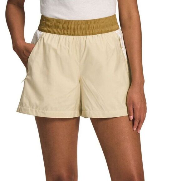 The North Face NF0A7ZY6486 Women's Sz Large Beige Relaxed Fit X Shorts - Picture 12 of 13